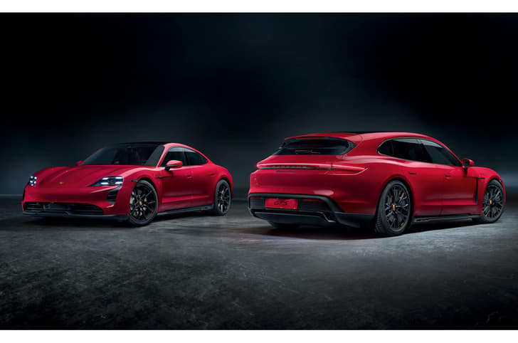 Porsche Taycan Front Right Three Quarter Porsche Taycan Front Right Three Quarter